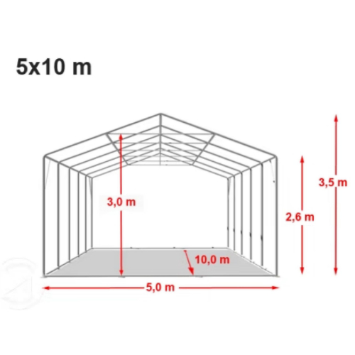 namiot imprezowy 5x10